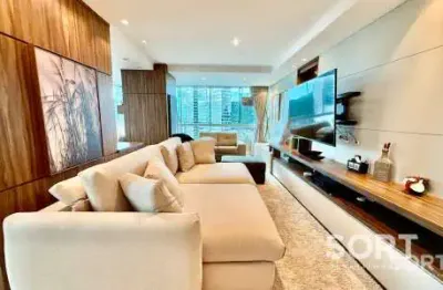 Apartamento vista mar no edifício marina residence em balneário camboriú