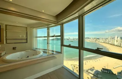 Apartamento para locação anual com 3 suítes e 3 vagas no edifício infinity coast mobiliado