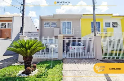 Sobrado mobiliado com 3 quartos à venda, 137 m2, boqueirão, curitiba - pr