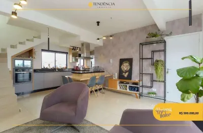 Cobertura duplex  com 2 quartos à venda, 92,12 m2, sao jose dos pinhais - pr