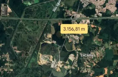 Terreno à venda, 5.000 m2 por r  849.000,00 - cachoeira - são josé dos pinhais pr