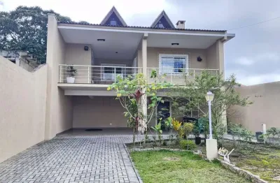 Sobrado com 295 m2 privativos - 5 quartos- 6 vagas no são braz, curitiba - pr