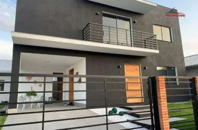 Casa com 3 quartos à venda na rodovia virgílio várzea, 4690, canasvieiras, florianópolis, 280 m2 por r$ 2.100.000