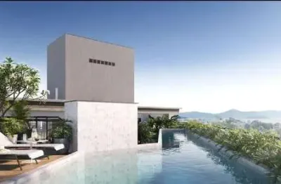 Apartamento com 1 quarto à venda na rua da caliandra rosa, 242, cachoeira do bom jesus, florianópolis, 44 m2 por r$ 521.630