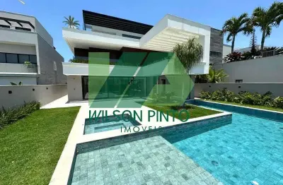 Casa em condomínio fechado com 5 quartos à venda na rua pedro teixeira, barra da tijuca, rio de janeiro, 800 m2 por r$ 13.500.000