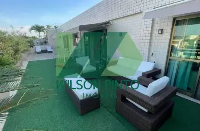 Cobertura com 3 quartos à venda na rua henrique stamile coutinho, recreio dos bandeirantes, rio de janeiro, 263 m2 por r$ 1.630.000