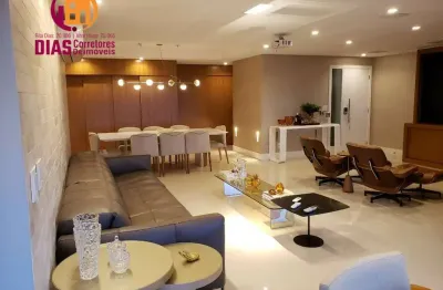 Apartamento para venda  de 243m2 com 5 suítes reformado e decorador em alto luxo e conforto no resort le parc com total infraestrutura.