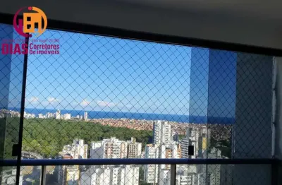 Alugo Apartamento vista mar em exclusividade com 3/4, suíte, 2 vagas em condomínio -  Candeal  _Salvador/BA.