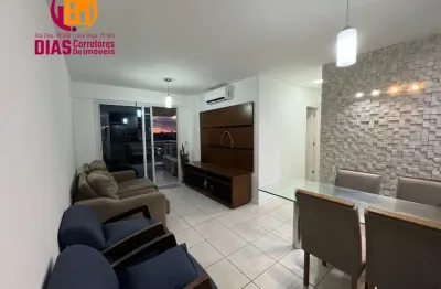 Alugo em exclusividade apartamento mobiliado  com 2/4 , andar alto, 1 vaga no mandarim  - caminho das árvores - salvador-ba.