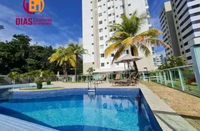 Apartamento para locação  com 80m2, varanda panorâmica para lagoa e mar, armários e ar-condicionados com 2/4, suíte  no Alphaville  salvador -Alto Padrão