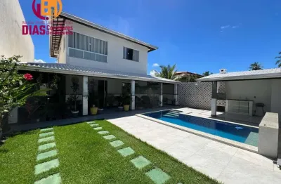 Casa em condomínio fechado com 5 quartos à venda na Rua Quatro, Barra do Jacuípe, Camaçari