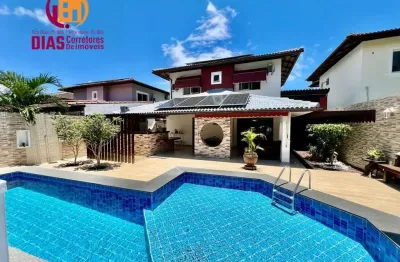 Vendo casa 4/4 em condomínio fechado em patamares, salvador-ba