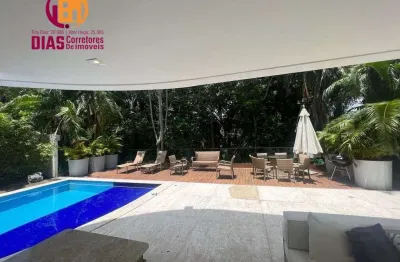 Vendo casa duplex em alphaville i com 750m2, piscina privativa, 6/4, 4 suítes closet, 4 vagas cobertas total infraestrutura - alphaville i - salvador/ba.