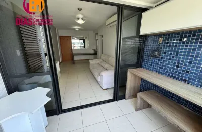 Alugo apartamento  de 1/4 mobiliado no alphaville i com 01 vaga coberta e total infraestrura - alphaville -ssa/ba.