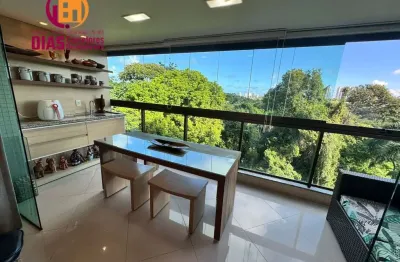 Vendo oportunidade apartamento climatizado de porteira fechada no alphalife, 102m2, 3/4, suíte, varanda gourmet, 2 vagas soltas, infraestrutura - alphaville - ssa/ba.