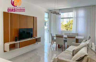 Alugo apartamento mobiliado e decorado na graça com 3/4, suíte, cozinha americana, 1 vaga garagem - salcador/ba.