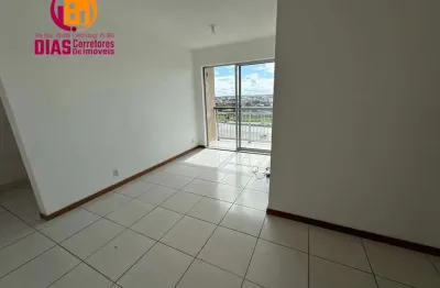 Alugo apartamento em condomínio com infraestrutura com 3/4, sendo 01 suíte, varanda, 01 vaga, total infraestrutura - itapuã - salvador/ba.