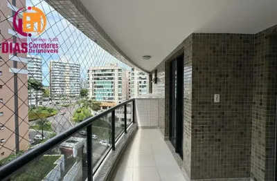 Vendo apartamento  no alphaville com 106m2, varanda gourmet , 3/4, suíte, 2 gas cobertas com total infraestrutura