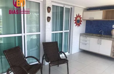 Alugo apartamento em piatã em frente á praia com 1/4 mobiliado e decorado com varanda panorâmica para praia total infraestrutura . salvador/ba.