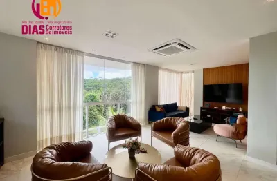 Casa mobiliada com 4 suítes à venda no condomínio alphaville ii, salvador/ba