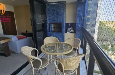 Alugo em alphaville apartamento mobiliado com 3/4, 1 suíte, dependência , 2 vagas cobertas, infraestrutura -  salvador/ba.