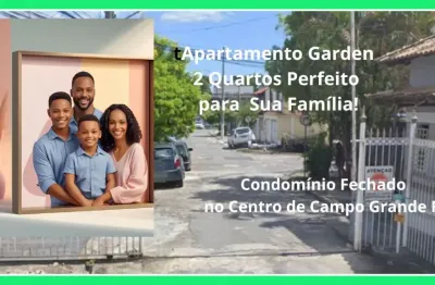 Apartamento térreo 2 quartos centro de campo grande rj