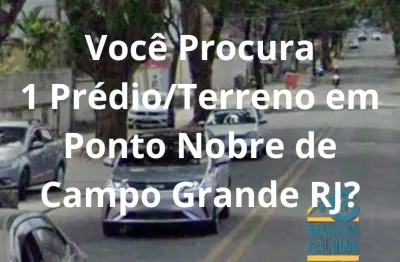 Prédio/terreno em ponto nobre de campo grande rj: 4 apartamentos + potencial para 8 andares