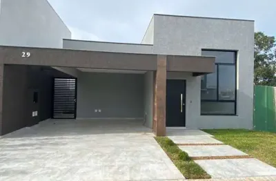 Casa em condomínio fechado com 3 quartos à venda no Cará-cará, Ponta Grossa 