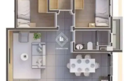 Apartamento com 3 quartos à venda no Jardim Carvalho, Ponta Grossa 