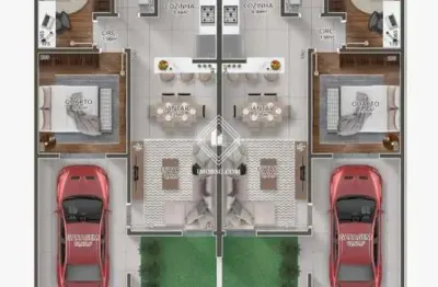 Casa em condomínio fechado à venda no Cará-cará, Ponta Grossa 