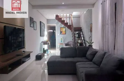 Casa com 3 dormitórios, sendo 01 suite, à venda, 150 m² por r$ 570.000 - jardim via dutra - arujá/sp
