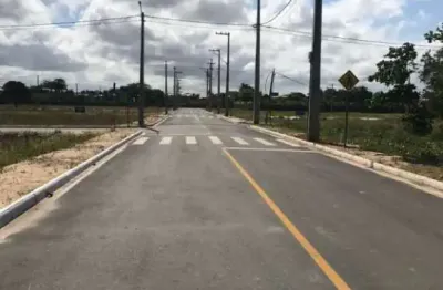 Terreno plano à venda em cond. fechado, 160 m² por r$ 130.000 - arembepe - camaçari/ba