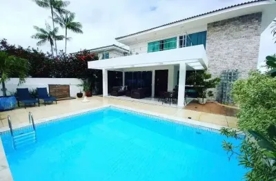 Casa à venda, 290 m² por r$ 1.850.000,00 - alphaville litoral norte 1 - camaçari/ba