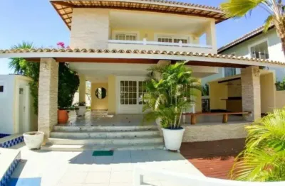 Casa maravilhosa á venda, 6/4 sendo 5 suítes. condomínio royal ville-villas do atlântico