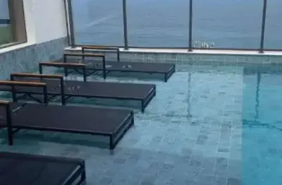 Studio com 1 dormitório à venda, mobiliado e decorado,  80 metros da praia,  por r$ 540.000 - barra premium  - salvador/ba