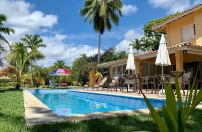 Casa alto padrão, porteira fechada, 4 suítes - quintas de sauipe grande laguna - costa do sauipe