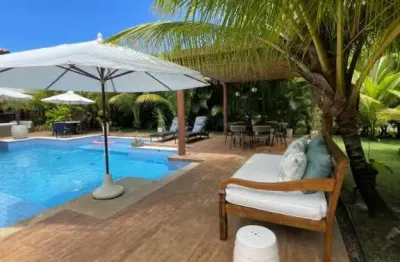 Luxuosa casa com 5 suítes. porteira fechada  em costa de sauipe . condomínio quintas de sauipe laguna.
