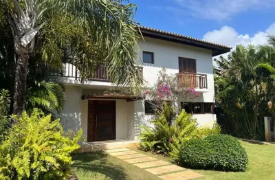 Casa com 6 dormitórios à venda, piscina. porteira fechada - condomínio porto das baleias - praia do forte