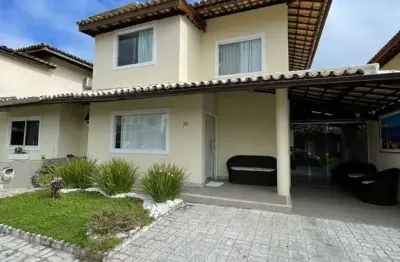 Casa à venda em condomínio localizado em lauro de freitas, próximo ao parque shopping