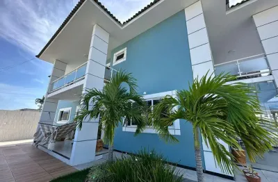 Linda casa à venda em condomínio fechado em lauro de freitas, ba.