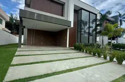Casa de altíssimo padrão à venda no alphaville litoral norte 2 – 4 suítes – nascente