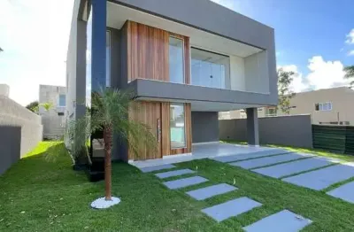 Casa em condomínio fechado com 4 quartos à venda na Rodovia BA-099 - Estrada do Côco, 2319, Alphaville (Abrantes), Camaçari