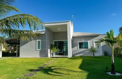 Casa em condomínio fechado com 4 quartos à venda na Rodovia BA-099 - Estrada do Côco, 987, Barra do Jacuípe, Camaçari