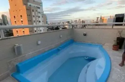 Cobertura na pituba com 3/4, piscina e goumert, 147m2 , duplex, porteira fechada !