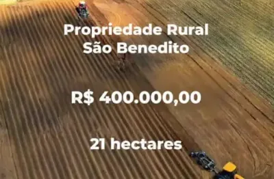 Propriedade rural à venda 21 hectares em são benedito