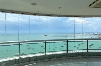 Apartamento alto padrão com 326m² e 4 suítes na beira mar de fortaleza