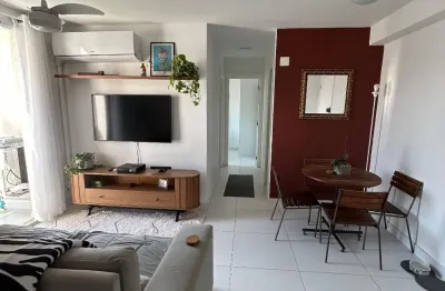 Apartamento 2q c/ suíte | planejados + ar | vista piscina | lazer completo