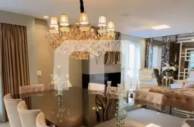 Porteira fechada ! luxuoso apartamento com 3 suítes, varanda gourmet  4 vagas, 264m²