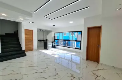 Sobrado novo a venda, 3 suítes. churrasqueira e 3 vagas cobertas.