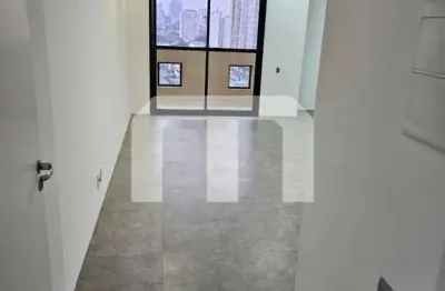 Sala comercial, locação  40 m²  vão livre  + 2 baneiros + sacada + 1 vaga